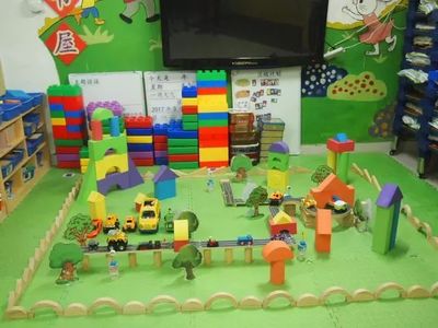 幼儿园建构区也能玩出好创意!_积木