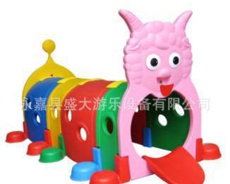 【儿童隧道 喜洋洋隧道 幼儿塑料游戏钻洞 幼儿园玩具小精灵隧道】价格_厂家_图片 -