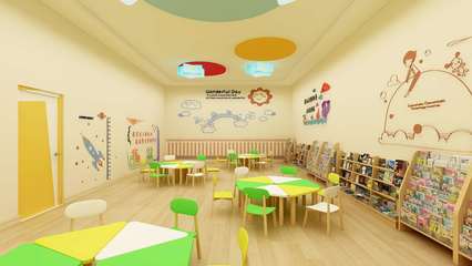 幼儿园现场实拍图