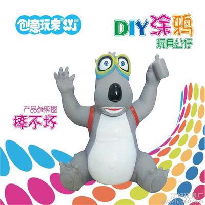 【厂家直销批发 搪胶白胚定制 工艺陶瓷彩绘 幼儿园玩具批发定制】价格_厂家_图片 -